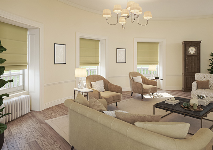 Ascot, Oatmeal - Motorised Roman Blind - Image 6